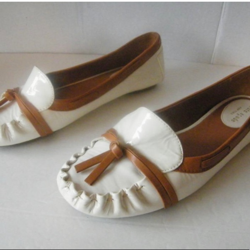New Kate Spade Leather Libby Driving Loafer